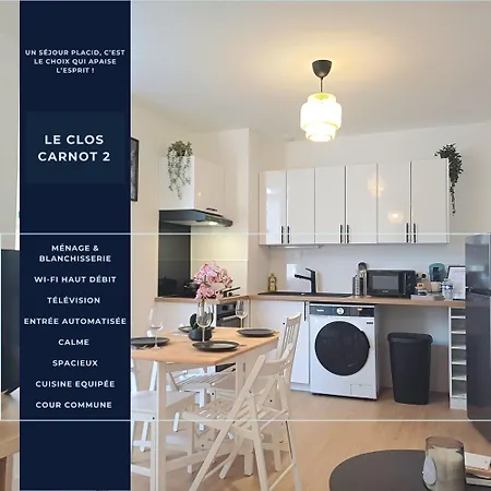 Le Clos Carnot 2 - Proche Commodites Apartment *